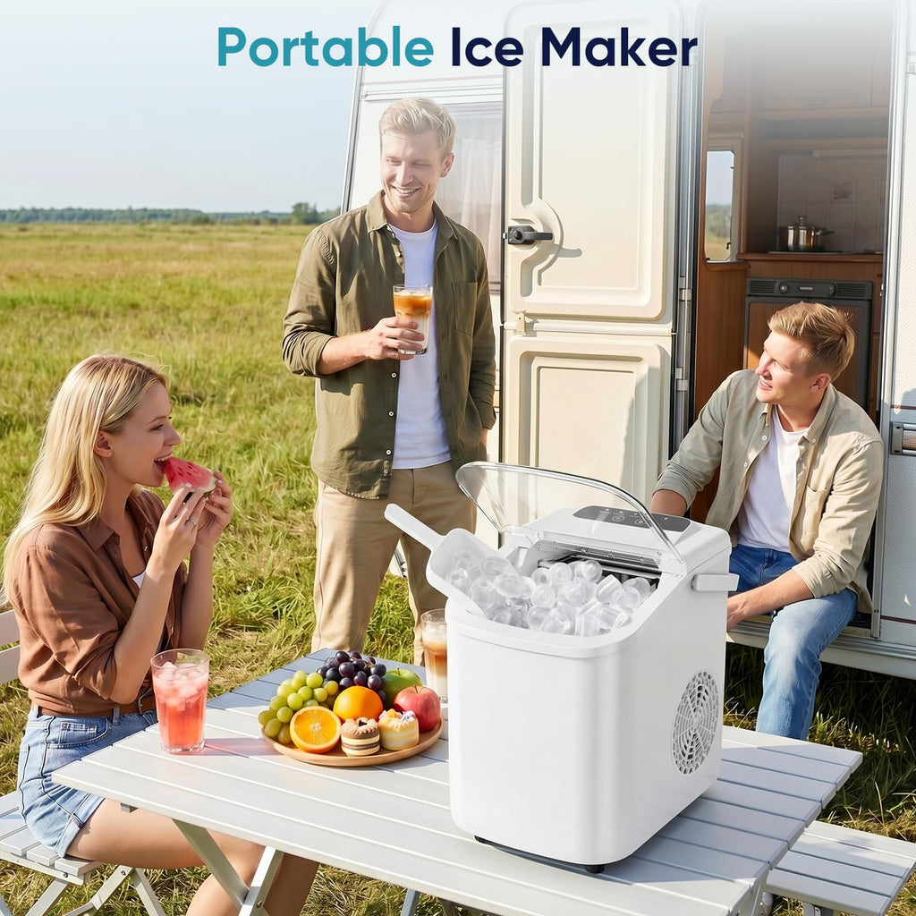 Countertop Ice Maker with Portable Handle T931328