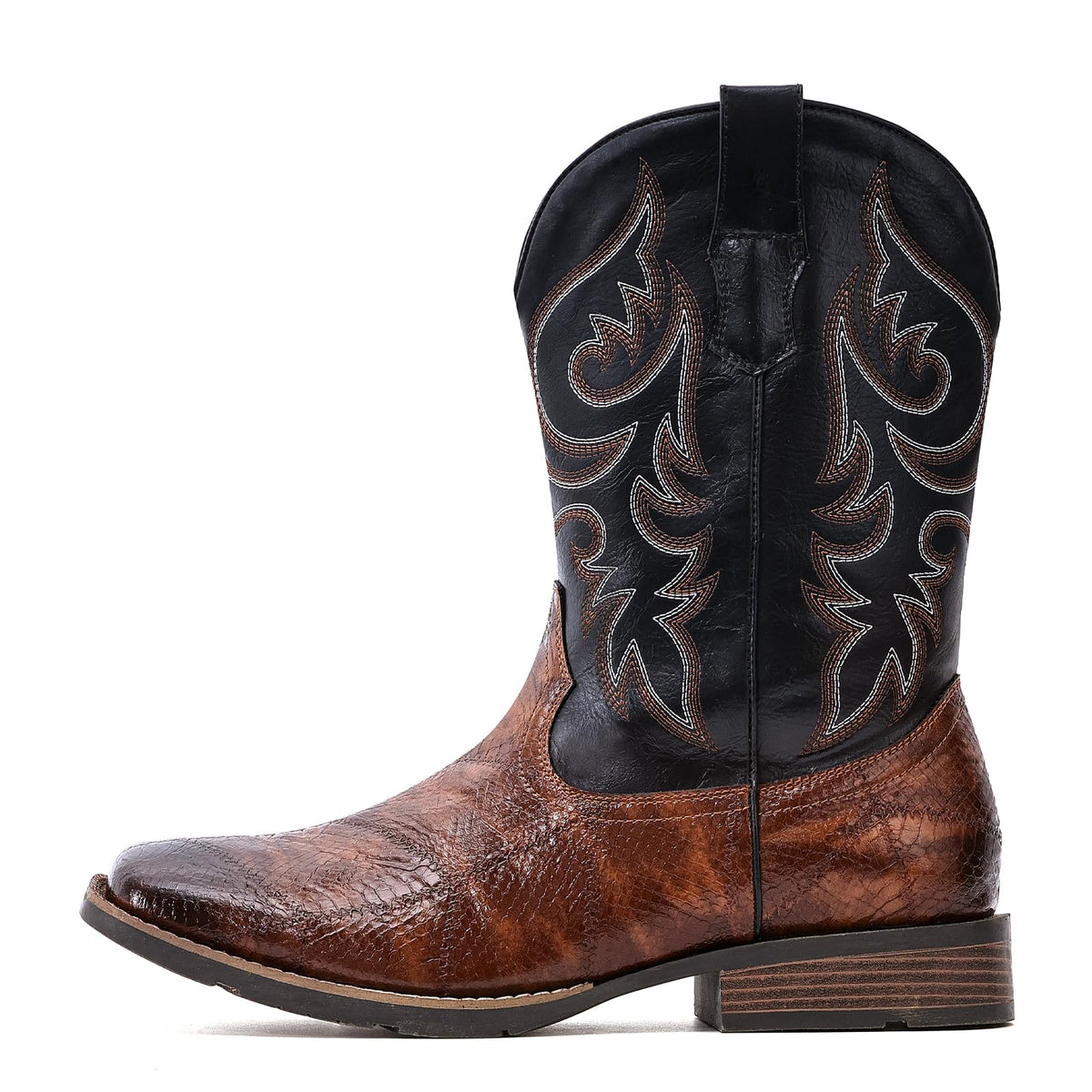 Cowboy Boots Square Toe Western Boots Y187