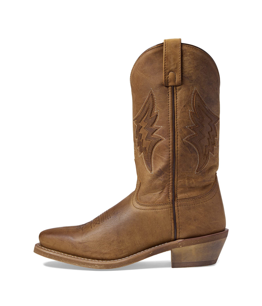 Brown Mid Calf Pull On Boots E958