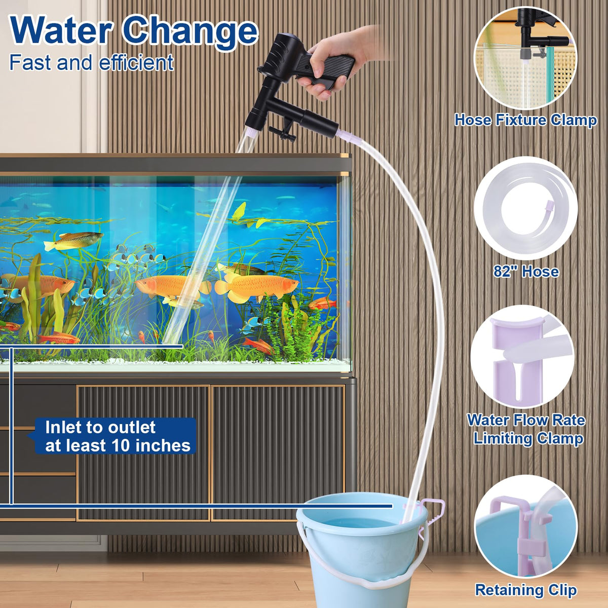 Aquarium Gravel Vacuum Cleaner Kit A50444