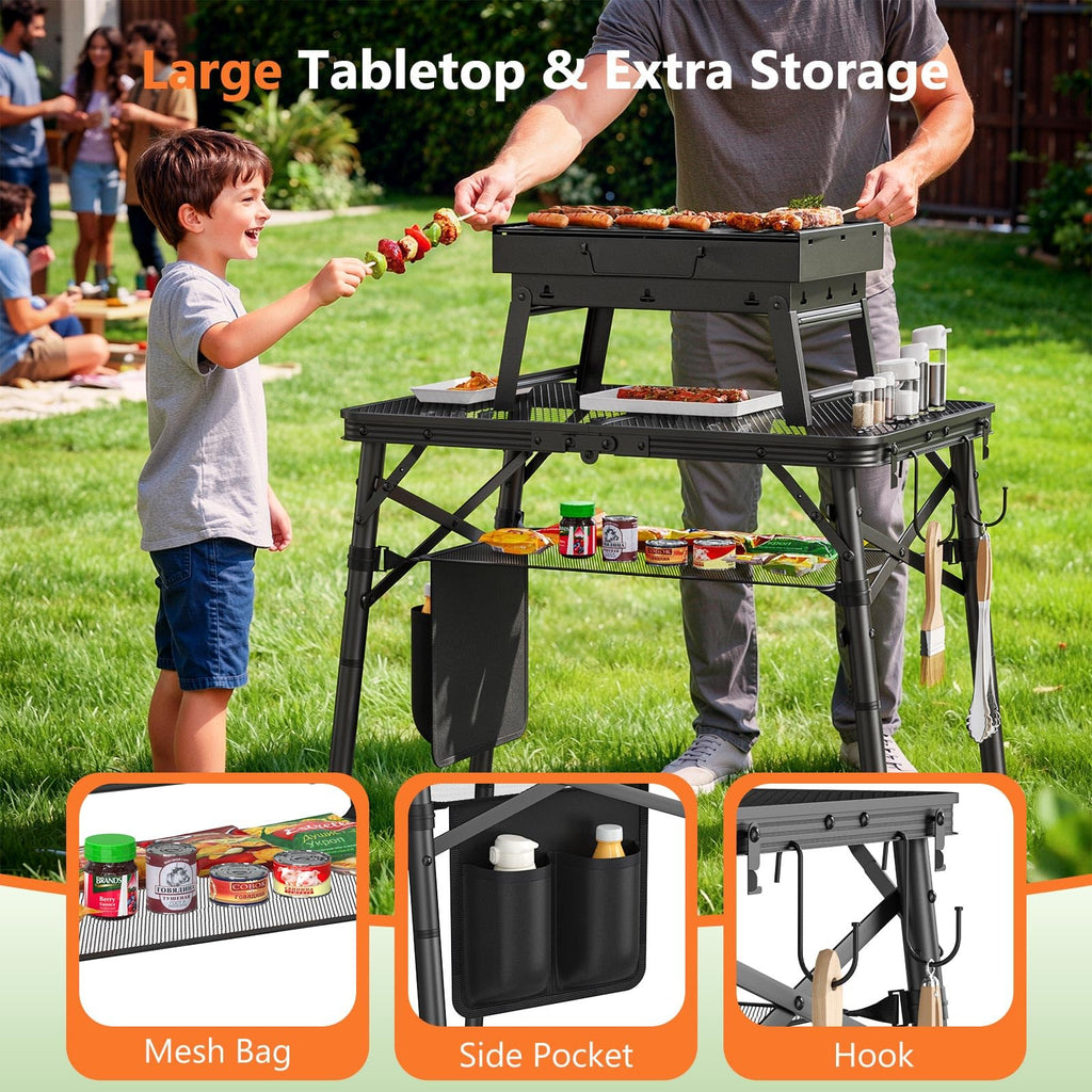 Portable Folding Grill Table G49770
