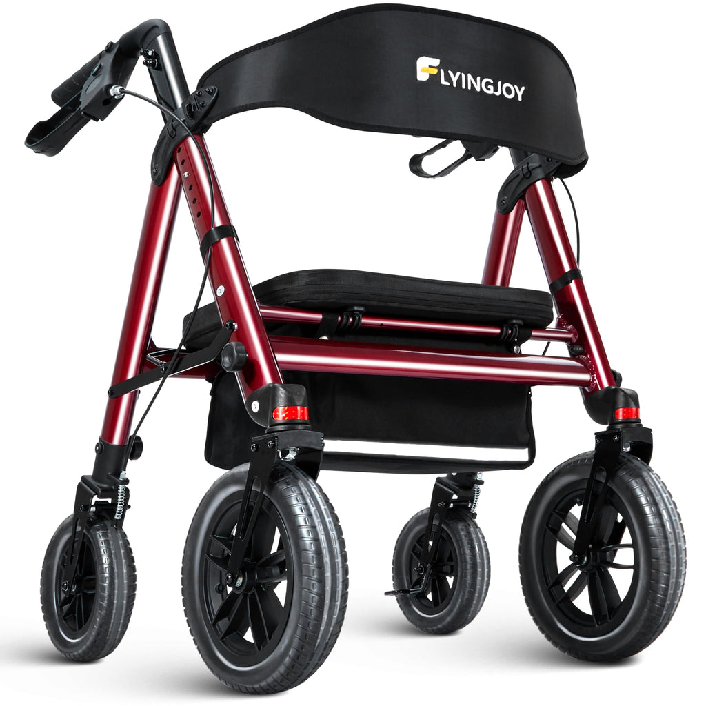 Heavy-Duty Bariatric Rollator Walker with Seat B568015