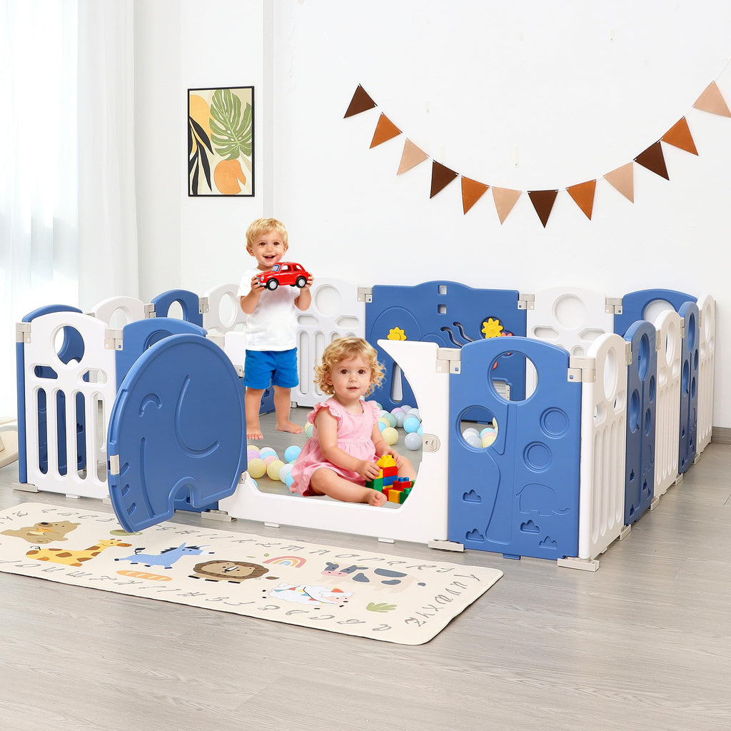 18-Panel Foldable Baby Playpen C4537