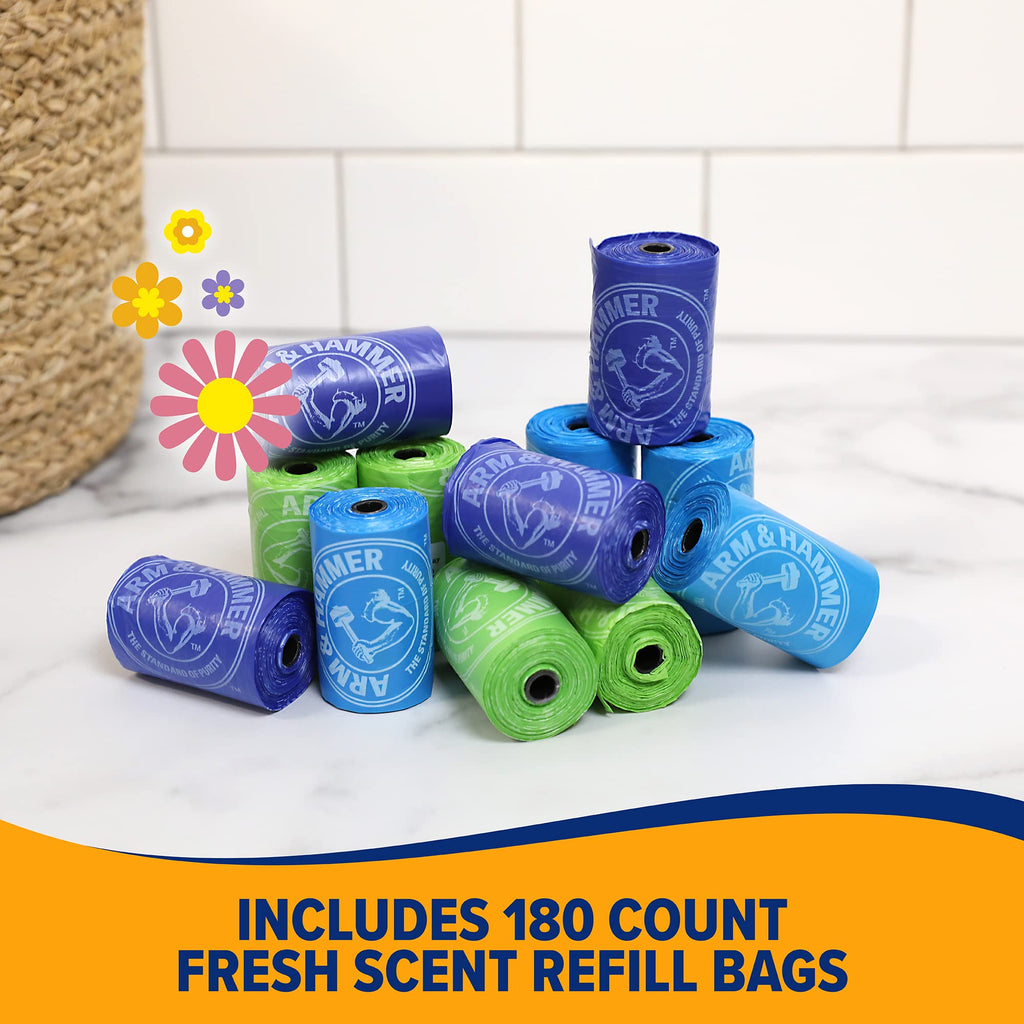 Dog and Cat Waste Bags, 180 Count Y57418