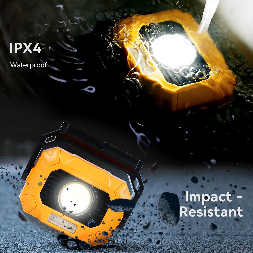 2 Pack 1500LM Rechargeable Magnetic Work Lights Y3659