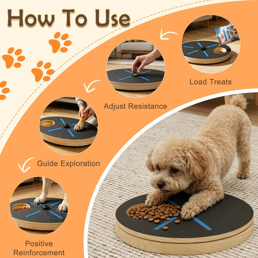 Dog Nail Scratcher Board with Treat Box U5322