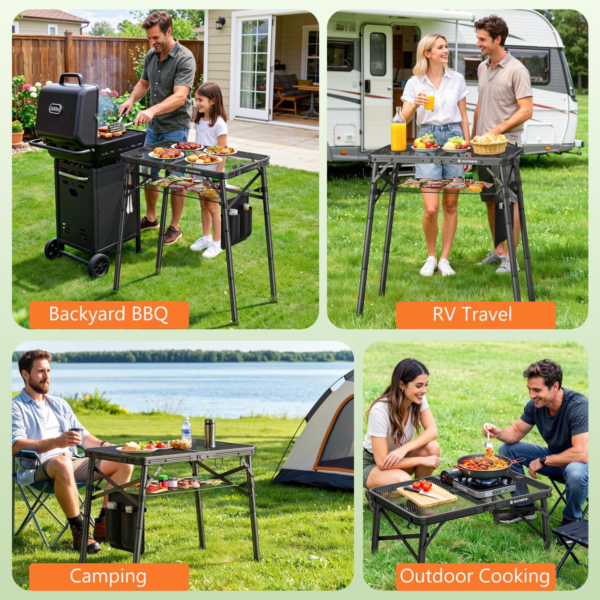 Portable Folding Grill Table G49770