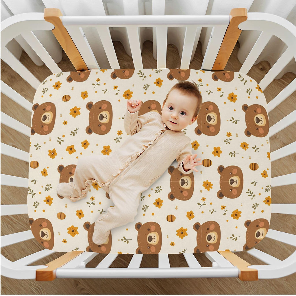 Soft Breathable Microfiber Crib Sheet L630082