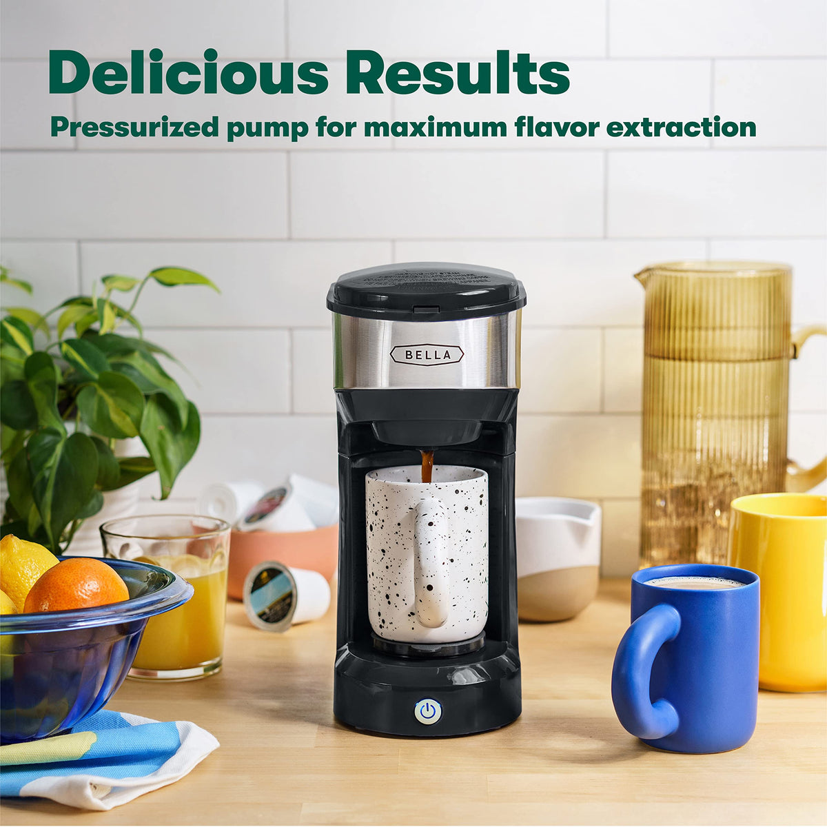 Black Single Serve Coffee Maker I64675