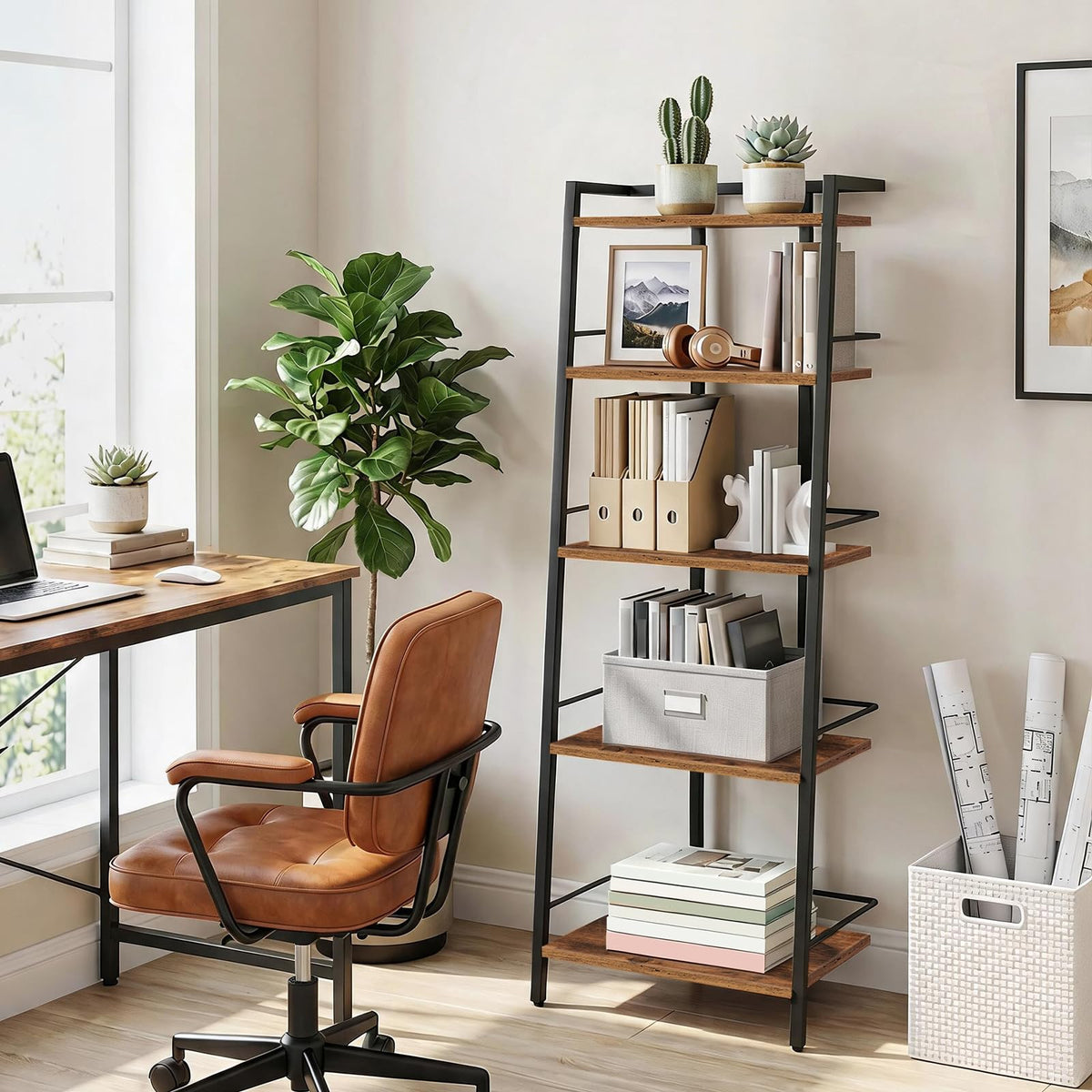 5-Tier Ladder Book Shelf A7766