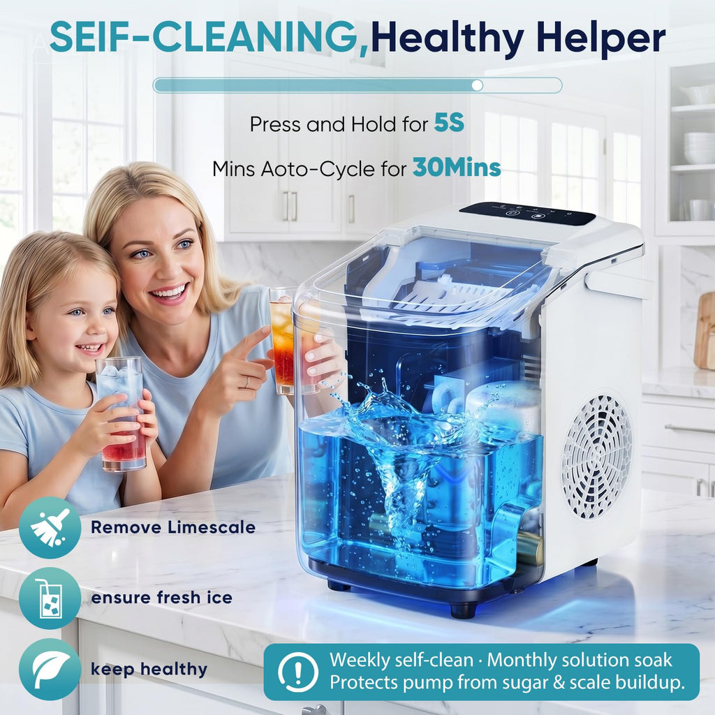 Countertop Ice Maker with Portable Handle T931328