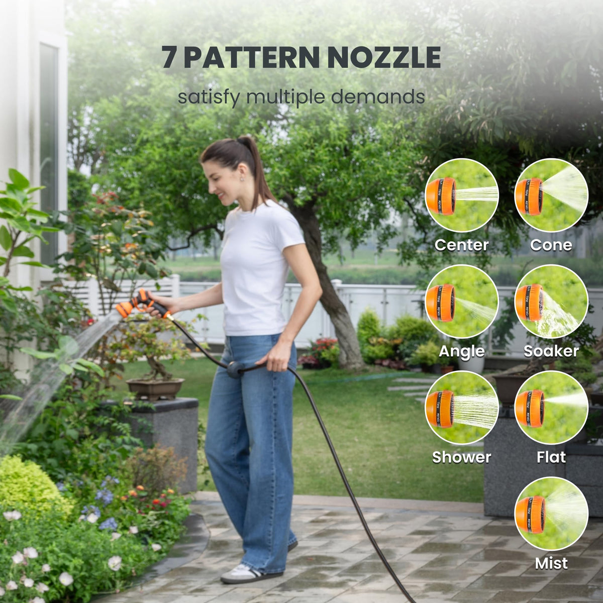 1/2" 100FT Retractable Garden Hose Reel W117188