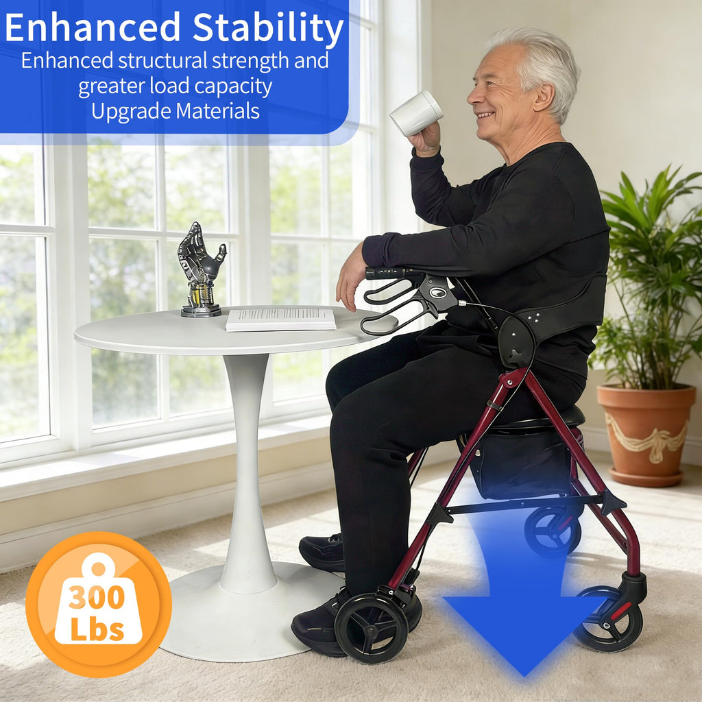Foldable Rolling Walker with Seat S806299