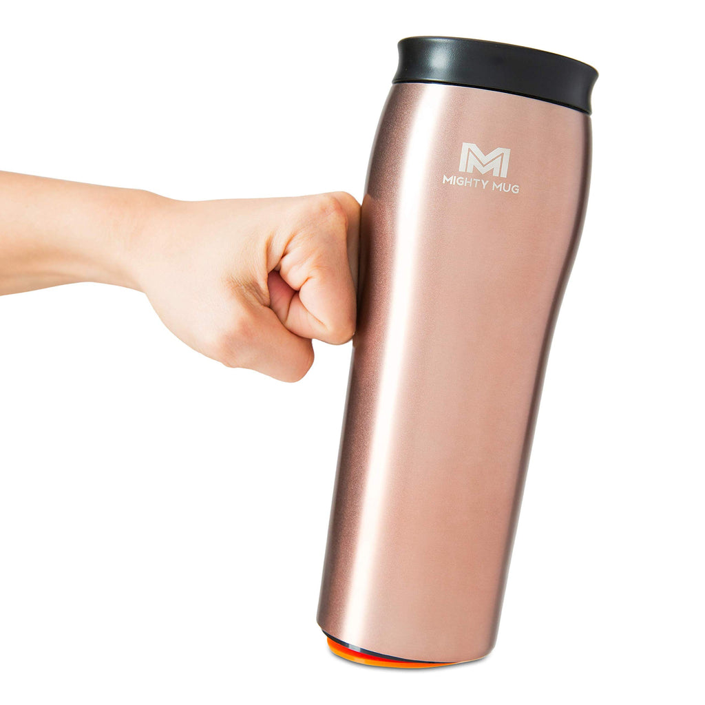 Silver Rosegold Stainless Steel 16 oz Insulated Travel Mug 2 Pack N99991