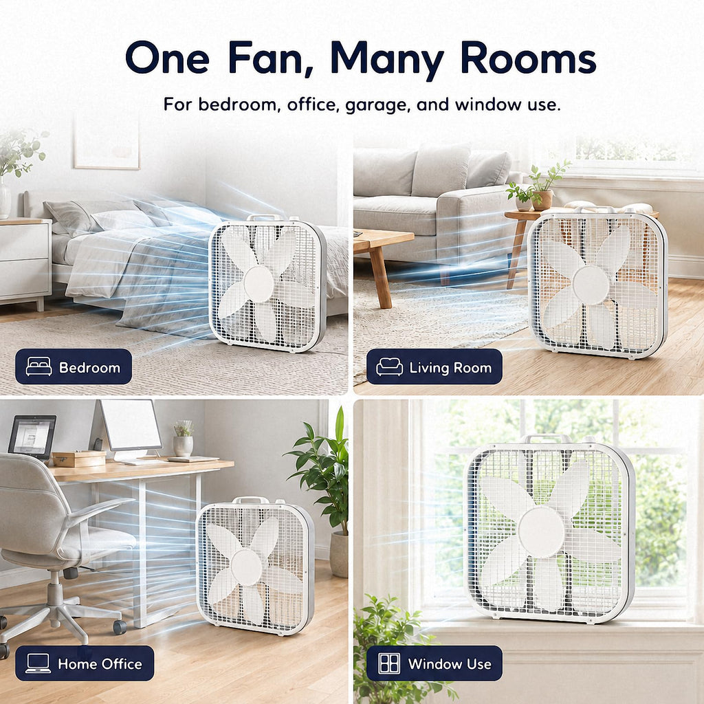 20 Inch 3-Speed Box Fan N3731