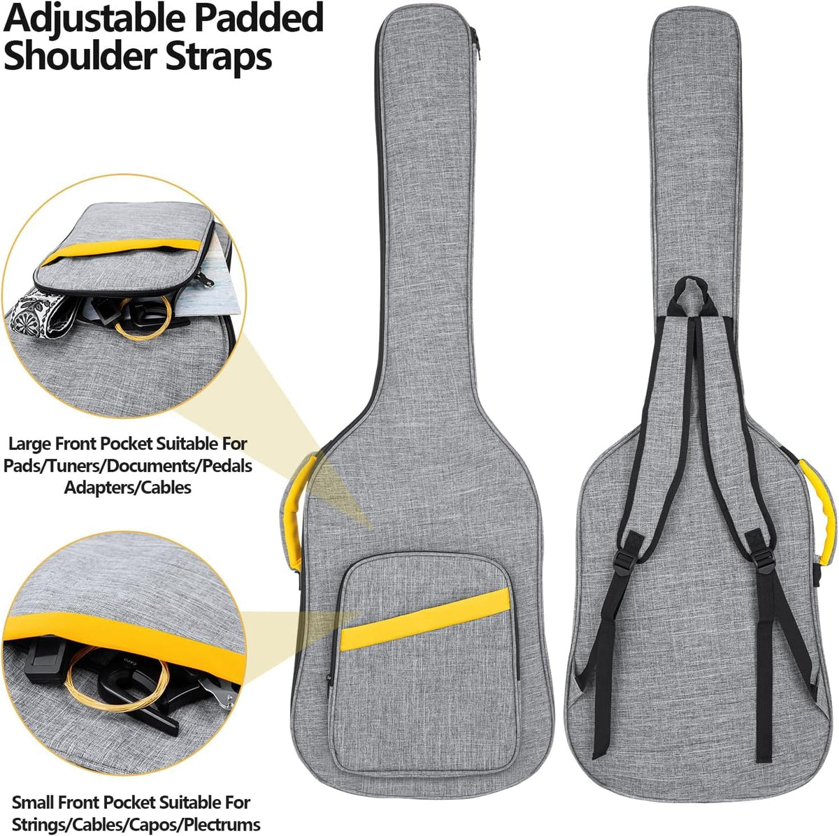 0.4 Inch Waterproof Bass Guitar Case K75767