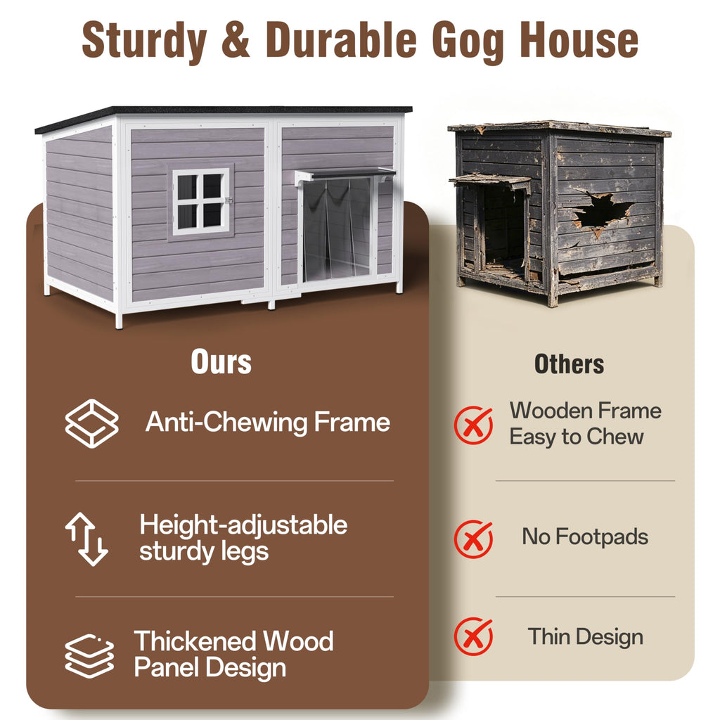 59" Insulated Extra Large Dog House Y61793