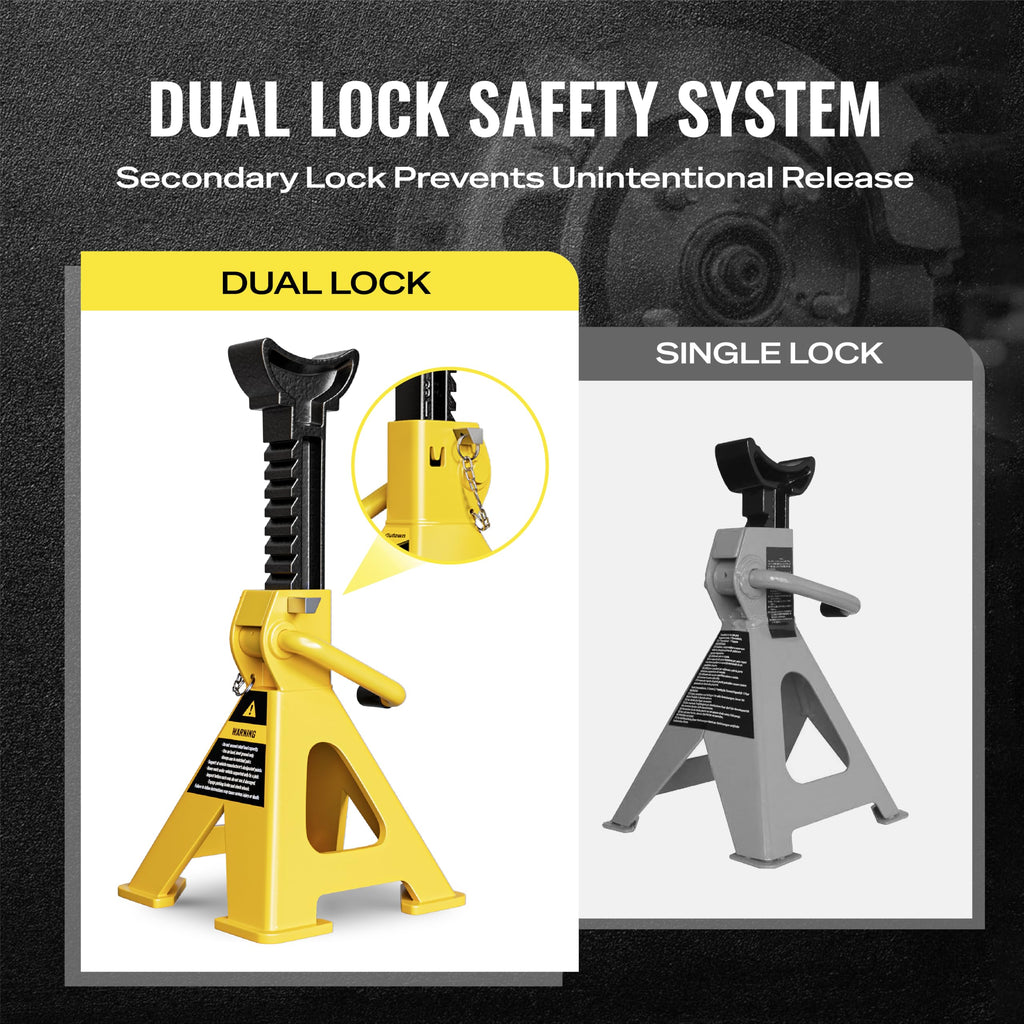 3 Ton Heavy Duty Jack Stands 1 Pair F936