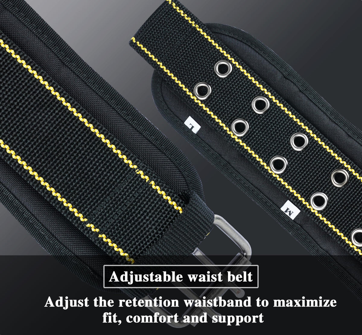 Padded Heavy Duty Work Belt with D Ring Q677