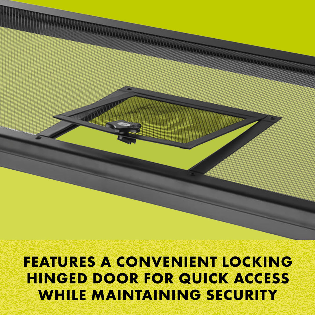 Hinged Door Screen Cover for Reptile Terrarium U30793