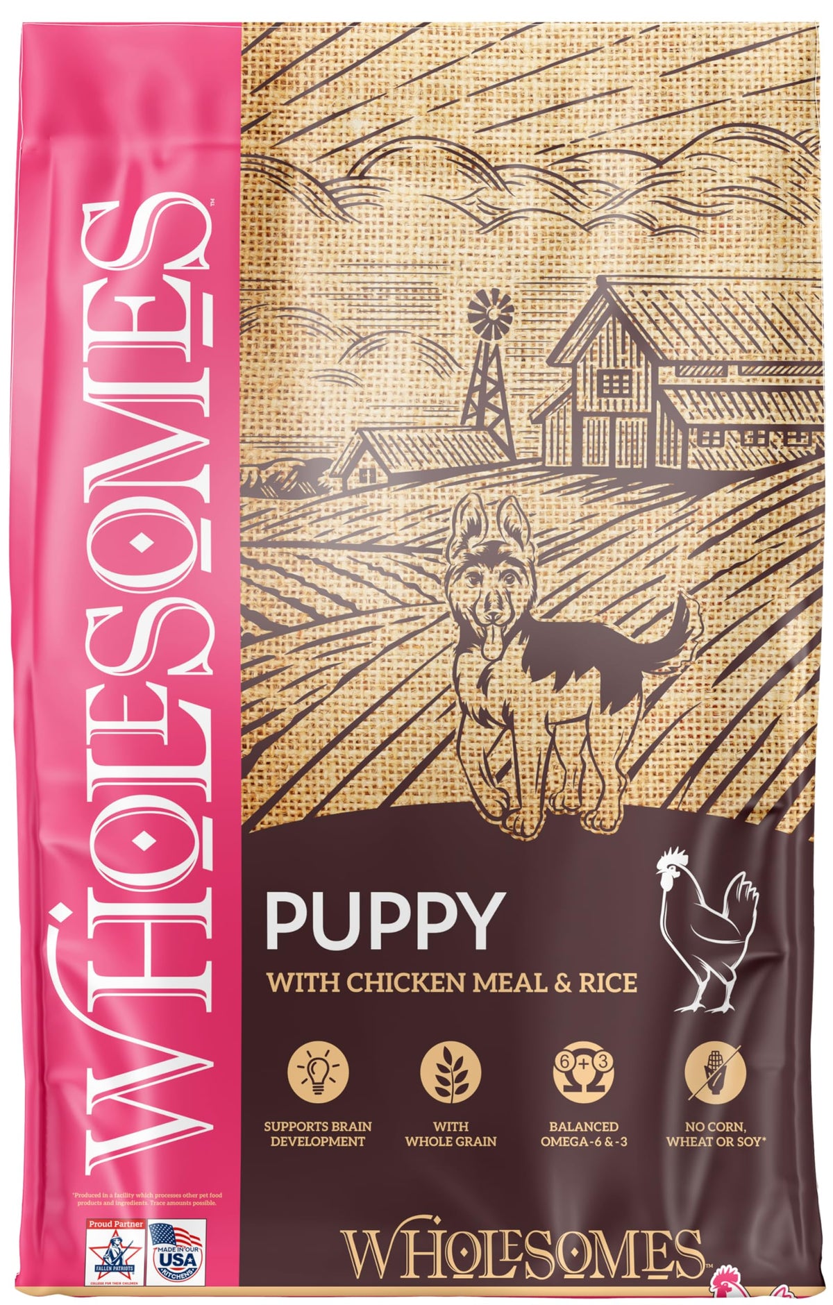 Chicken Meal & Rice Dry Puppy Food 16.5 lb Y748
